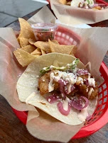 Baja Shrimp Taco with Chips and Pico De Gallo